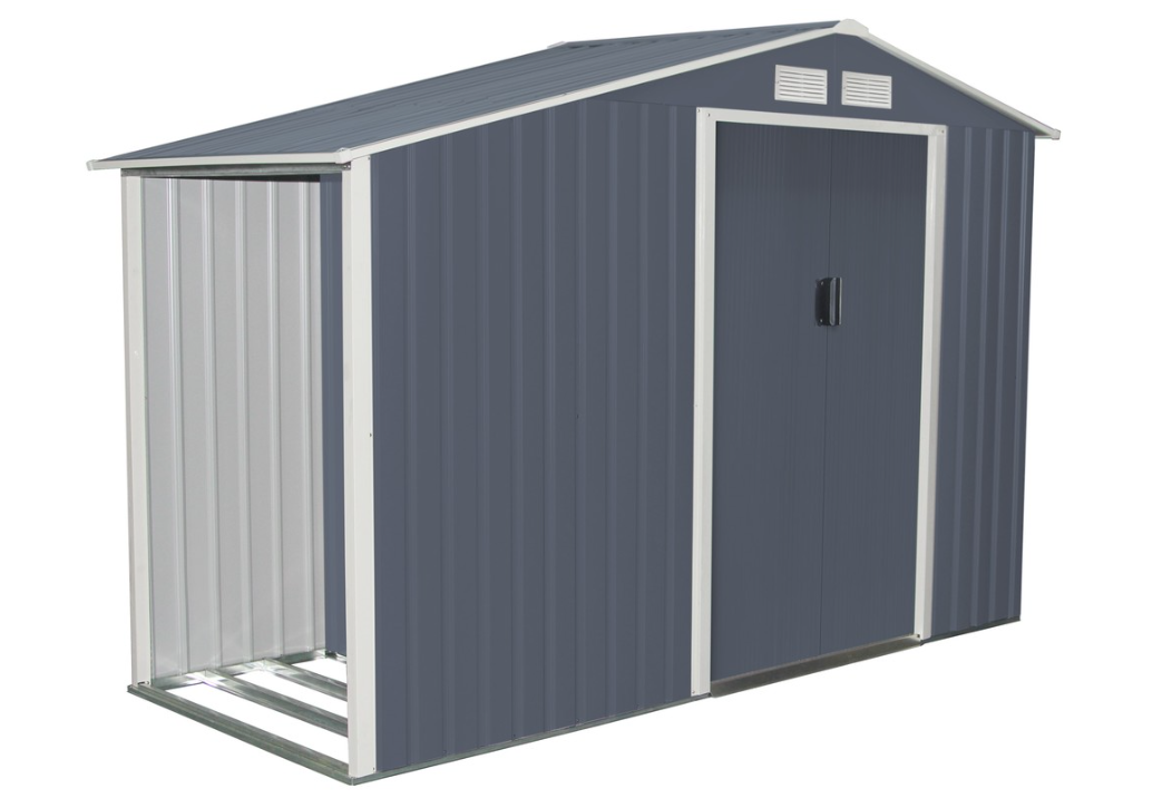 Zahradní domek LUKE A, 195 x 278 x 127 cm, šedý - Obrázek 2