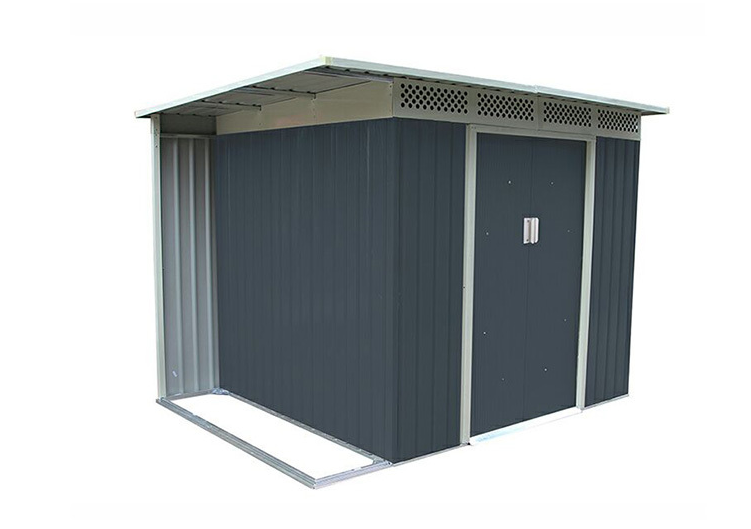 Zahradní domek CHESTER A, 184 x 257 x 142 cm, šedý - Obrázek 2
