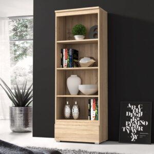 Otevřená police, 183 x 65 x 37 cm, dub