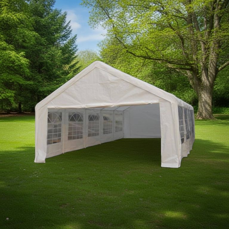 Zahradní stan - bílý, 5 x 10 m - Obrázek 2