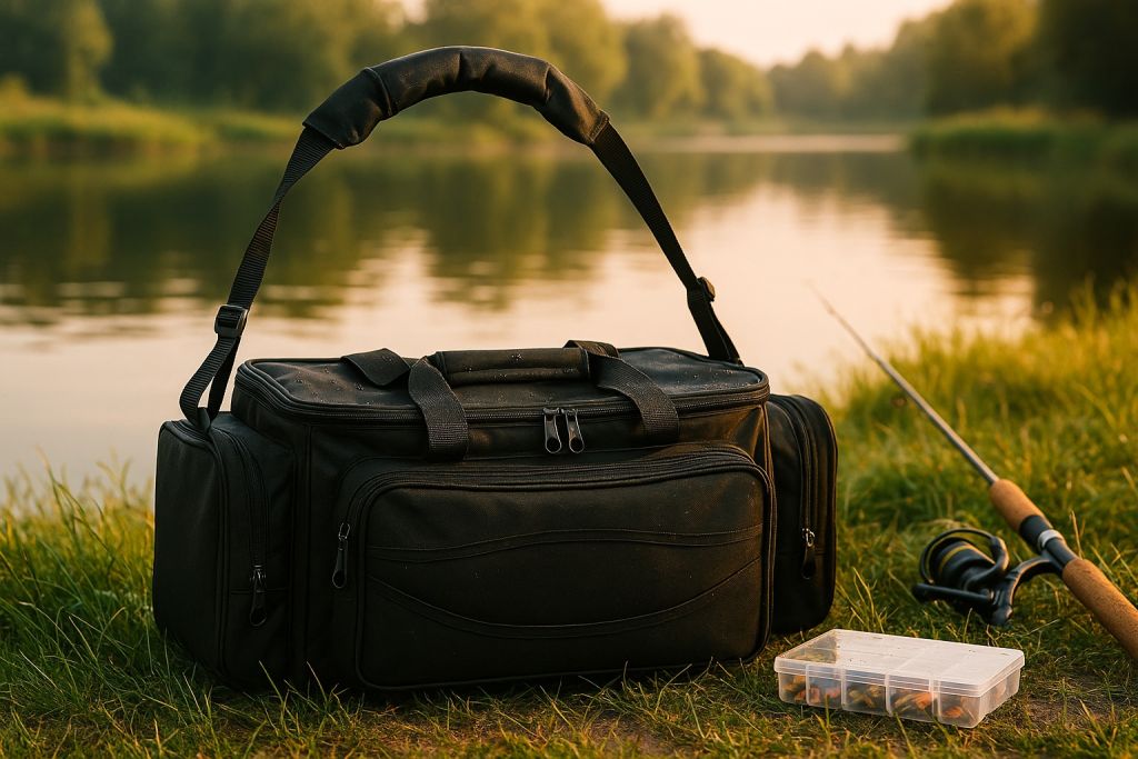 PHISIONICS Taška pro rybáře, 56 x 31 x 30 cm, černá - Obrázek 2