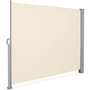 JAGO Výsuvná boční zástěna, 160 x 500 cm, béžová