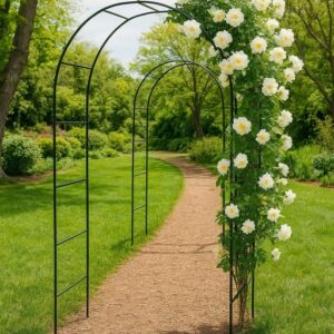 Sada 2 zahradních oblouků na popínavé rostliny, 240 cm
