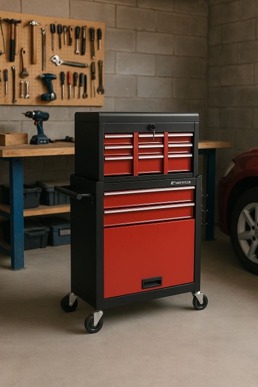 Timbertech Dílenská skříňka, 5 zásuvek, 615 x 330 x 1085 mm - Obrázek 3