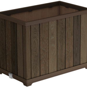 Květináč DECO RECTANGLE TALL WALNUT