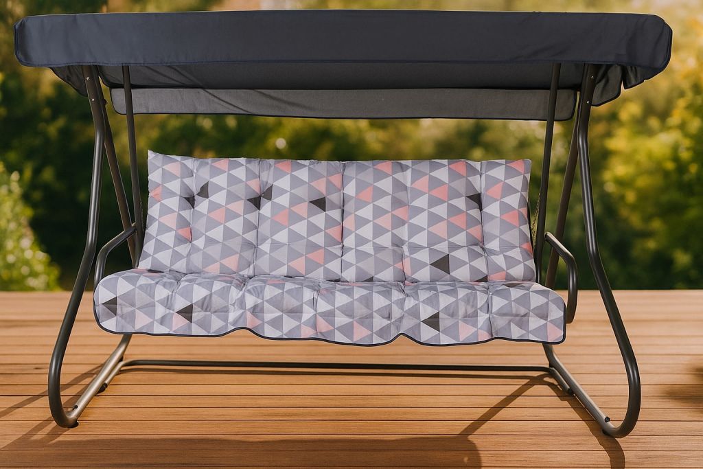 Zahradní houpačka MILANO 157 x 220 x 134 cm, kov - Obrázek 2