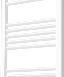 AQUAMARIN Vertikální koupelnový radiátor 140 x 60 cm, bílý