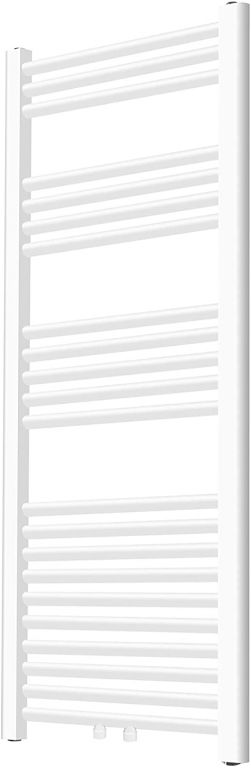 AQUAMARIN Vertikální koupelnový radiátor 140 x 60 cm, bílý