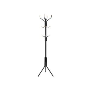 SONGMICS kovový věšák 182 cm, černý