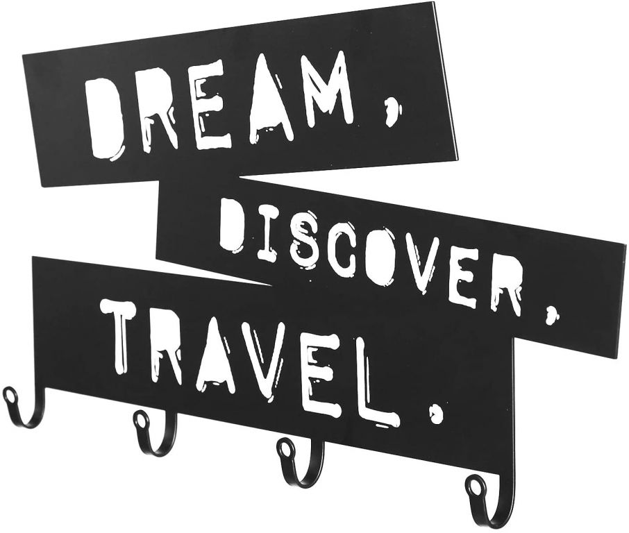 Miadomodo Nástěnný věšák s háčky, Dream Discover Travel - Obrázek 3