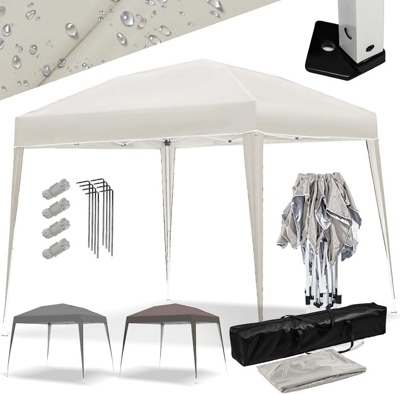 JAGO Zahradní párty stan, 3 x 3 m, béžový