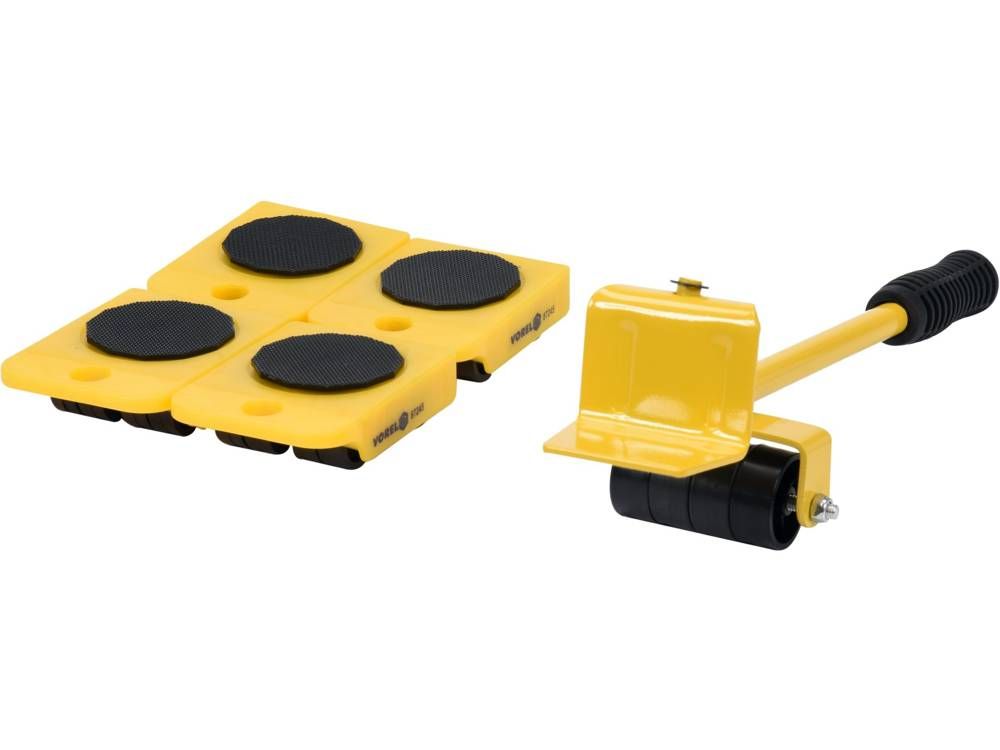 Sada podložek s kolečky, nosnost 150 kg,  5 ks