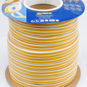 Těsnění do oken a dveří samolepící, 9 x 5,5 mm, TYP P, bílé