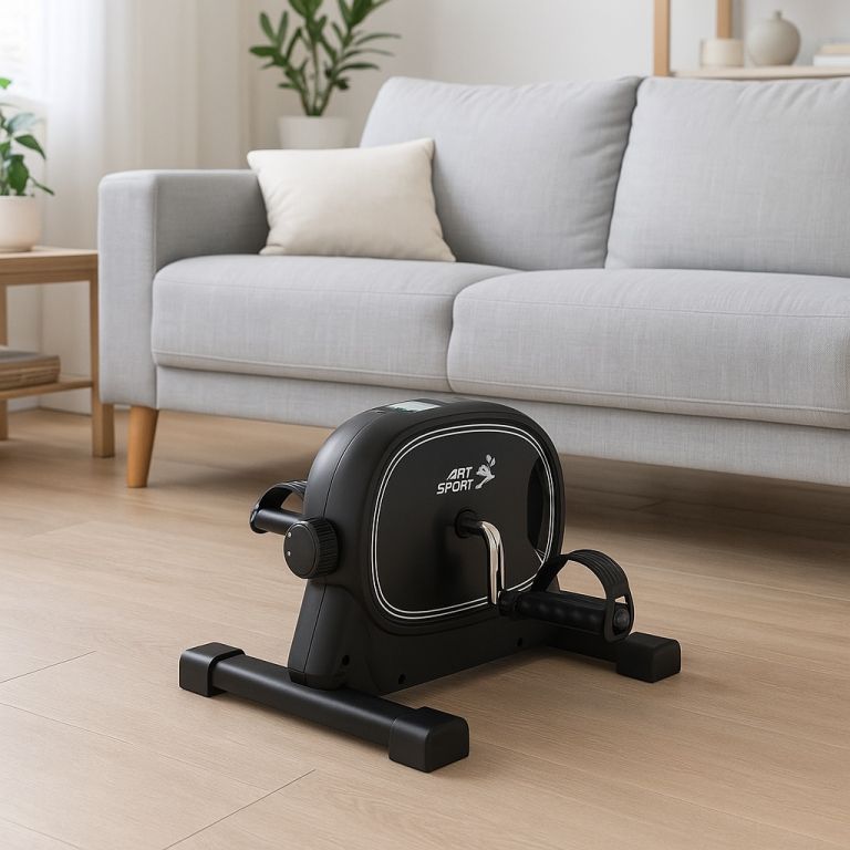 Pedálový rotoped Sportivo s LCD displejem, černý