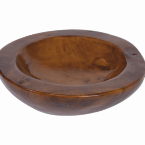 Dekorativní teaková mísa Ø 40 cm, hnědá