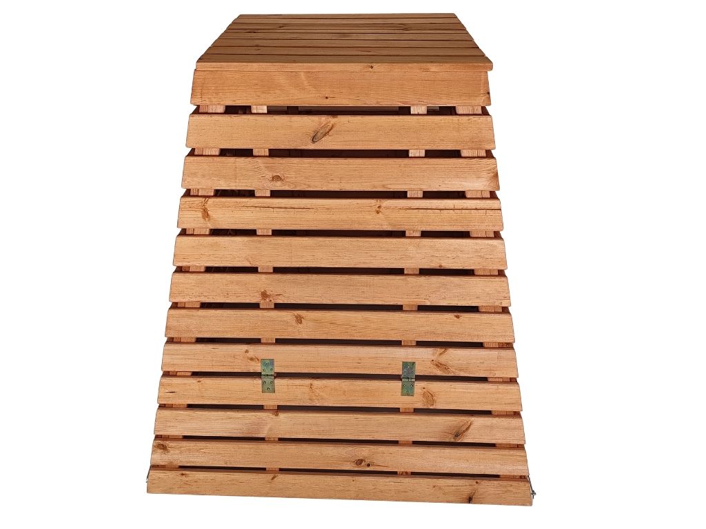 Dřevěný kompostér 1040 L pyramida - česká výroba