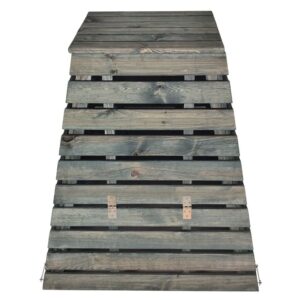 Dřevěný kompostér 560 L pyramida - česká výroba, zelený