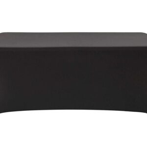 Návlek na cateringový stůl, 180 x 75 cm, černá