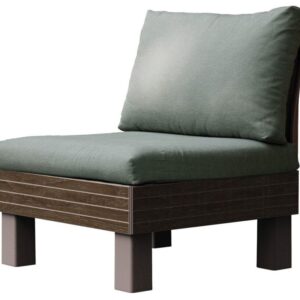 Zahradní plastové křeslo ELEMENTS SIGNATURE, hnědá