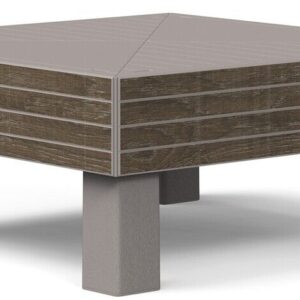 Zahradní plastový stůl ELEMENTS SIGNATURE, hnědá