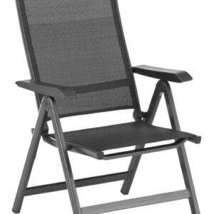 Zahradní polohovací křeslo BASIC PLUS, antracit/antracit