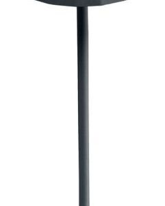 Venkovní lampička KETTLER RIBBED, šedá