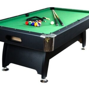 GamesPlanet® Kulečníkový stůl s vybavením 7ft, zelená/černá
