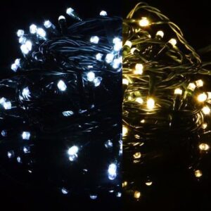 Vánoční světelný řetěz 9,9 m, 100 LED, 9 blikajících funkcí