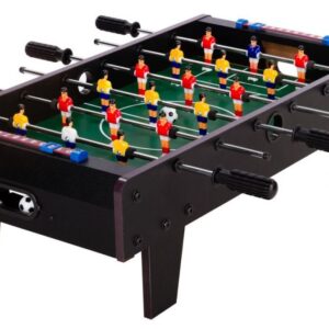 Mini stolní fotbálek 70 × 37 cm černý s počítadlem gólů