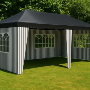 Zahradní stan 3×6 m s klik systémem a bočními stěnami