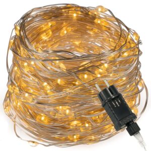 Vánoční světelný řetěz, 240 LED, teple bílý, s časovačem