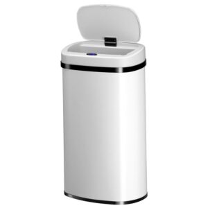 Automatický bezdotykový odpadkový koš 60 l – bílý