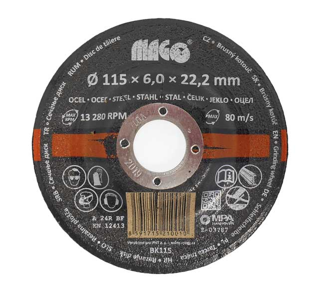 Brusný kotouč na kov 115 mm