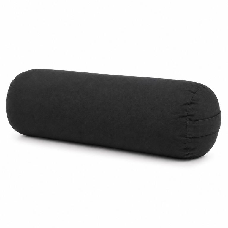 Bolster na jógu válec, černý, 60 × 20 cm